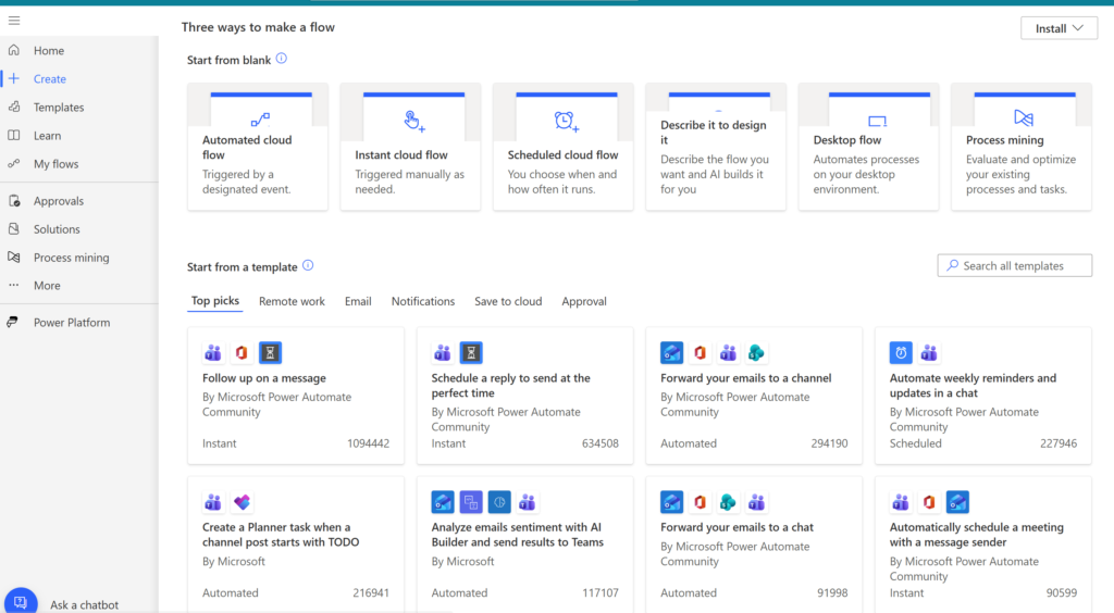 Power AutomateでTeamsへの画像・リンク付き 投稿Bot作成方法説明画像１１